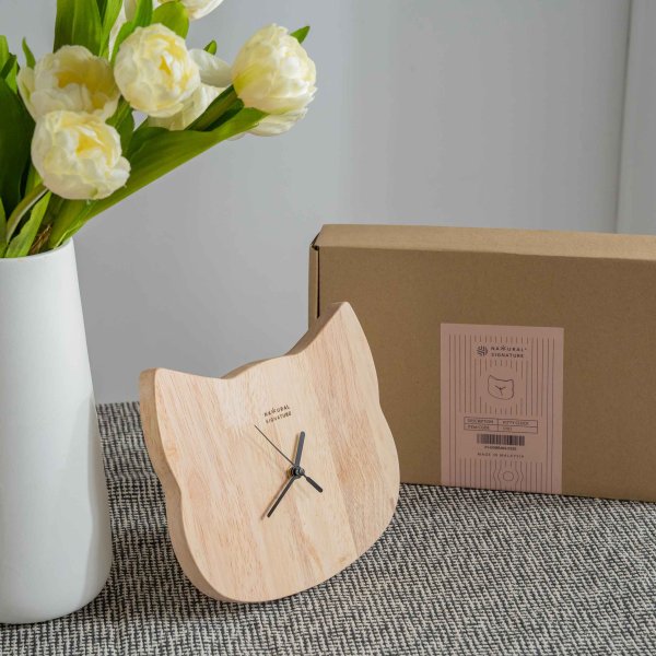 画像3: 【Natural Signature オリジナル】　猫型時計 (3)