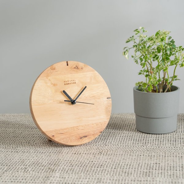 画像1: 【Natural Signature オリジナル】　丸型時計　ミニ (1)